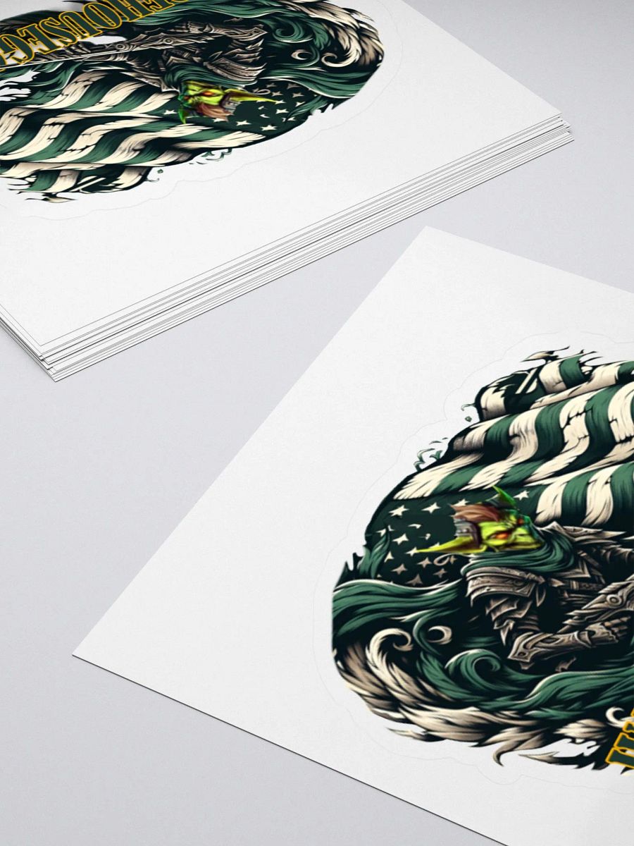 Combat-Clad Goblin Kiss Cut Stickers product image (4)