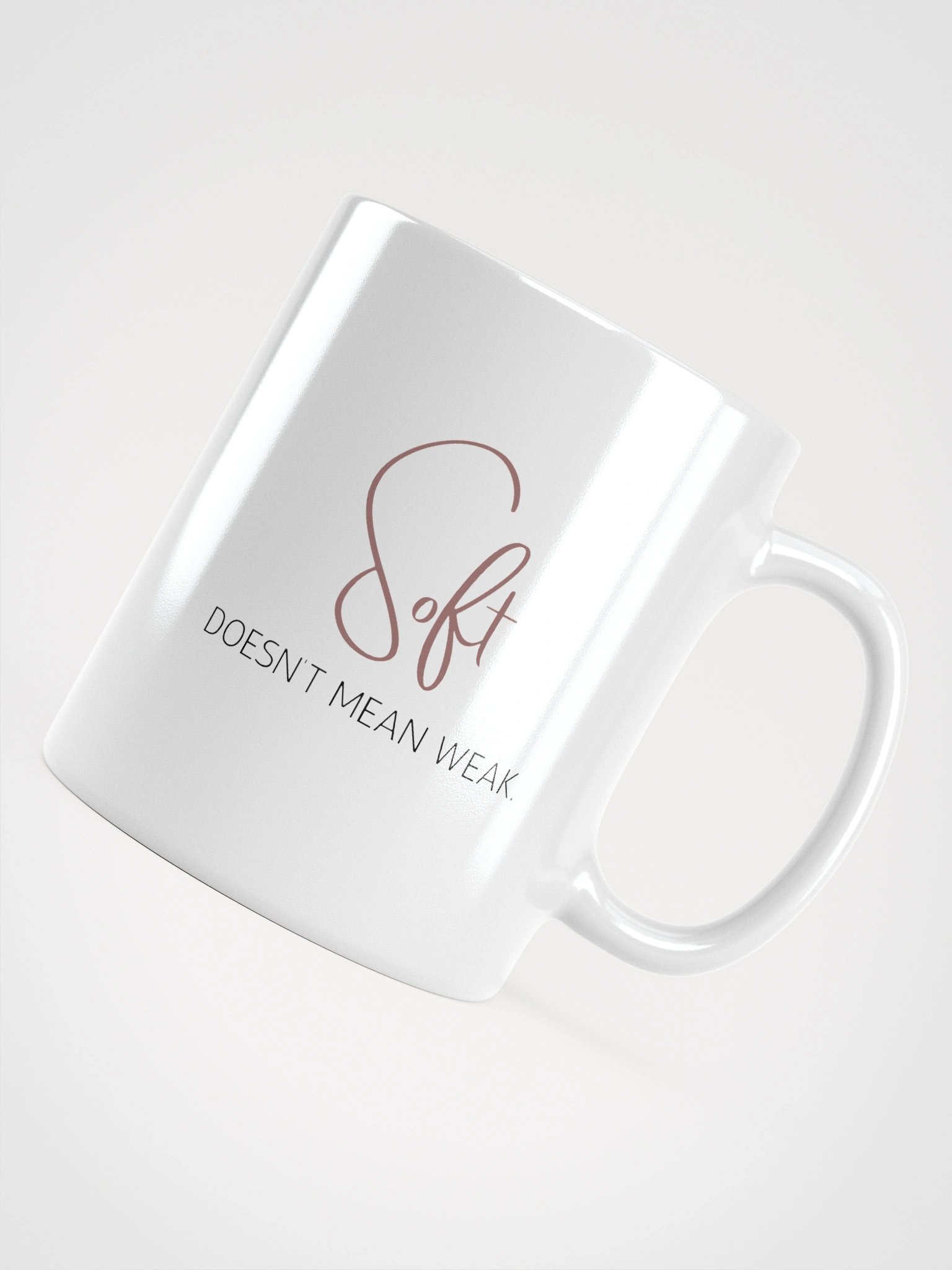 Truthbomb: Soft Doesn’t Mean Weak • Ceramic Mug product image (4)