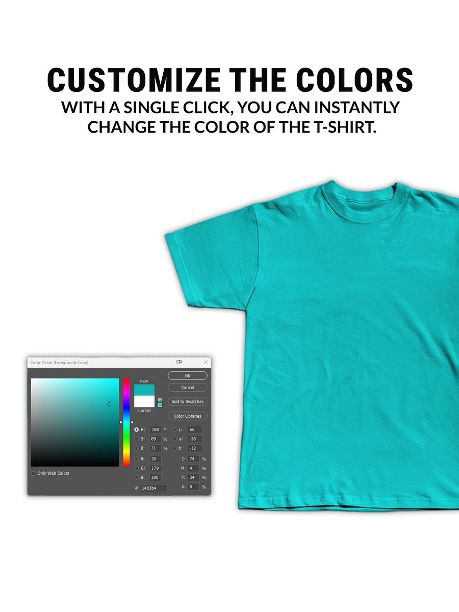 T-Shirt Mockup Template product image (3)