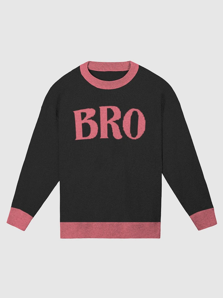 Bro knit relaxed fit sweater product image (2)