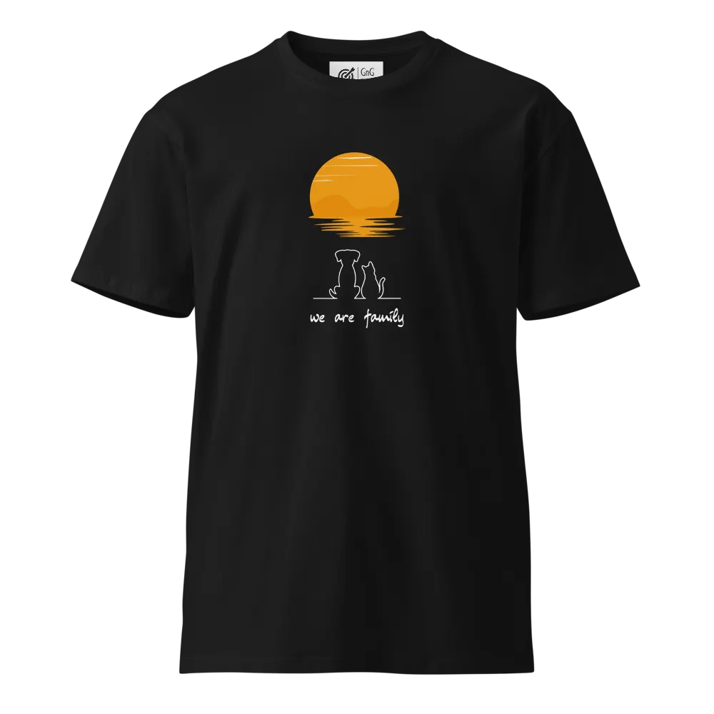 We Are Family (Cat & Dog) - Unisex Premium T-Shirt product image (5)