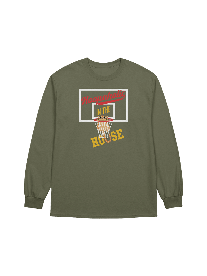 Basketball Cat (Hoopaholic IN THE HOUSE) - Unisex Adult Long Sleeve T-shirt product image (1)