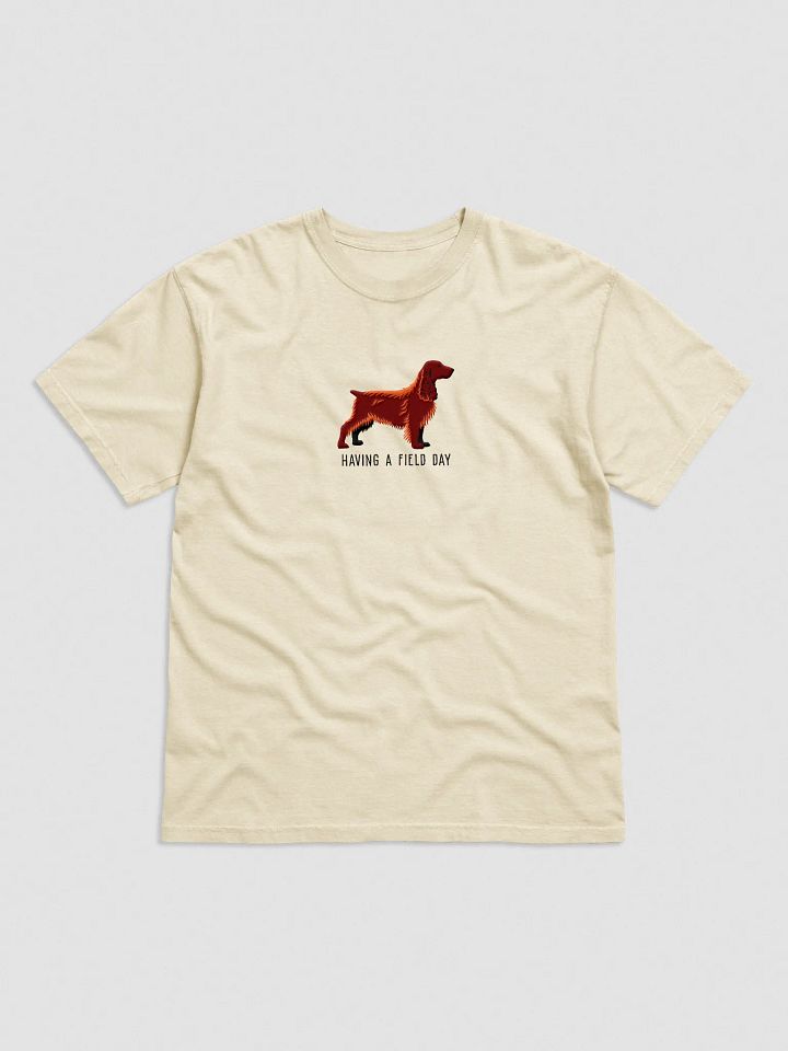 Having a Field Day T-Shirt(Embroidered) of a Field Spaniel(Liver) product image (41)