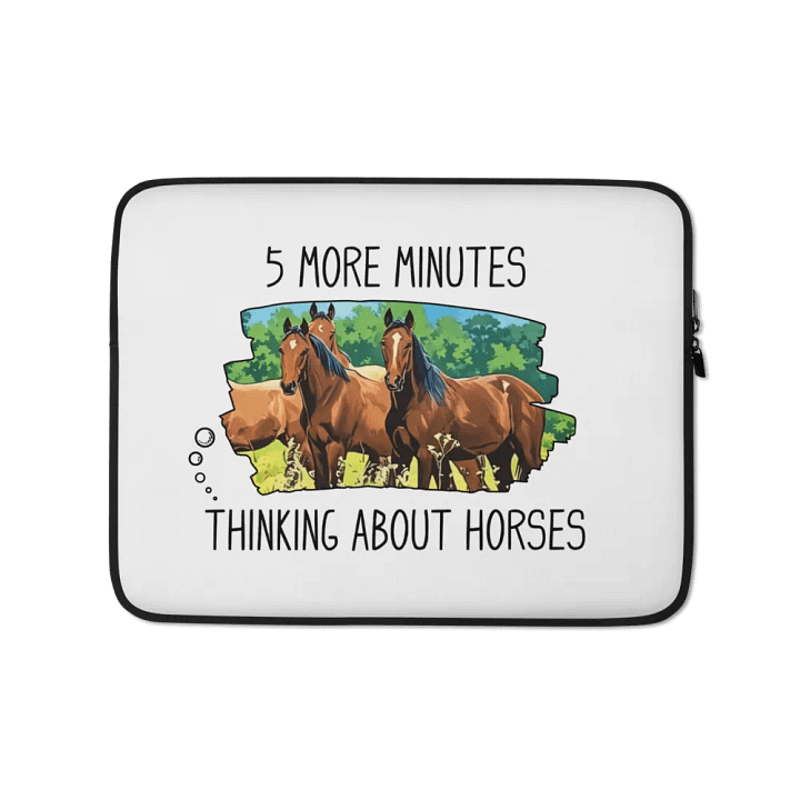 Funny Horses Laptop Sleeve product image (1)