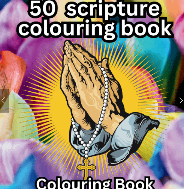 Praying Scripture Journal Colouring book product image (1)