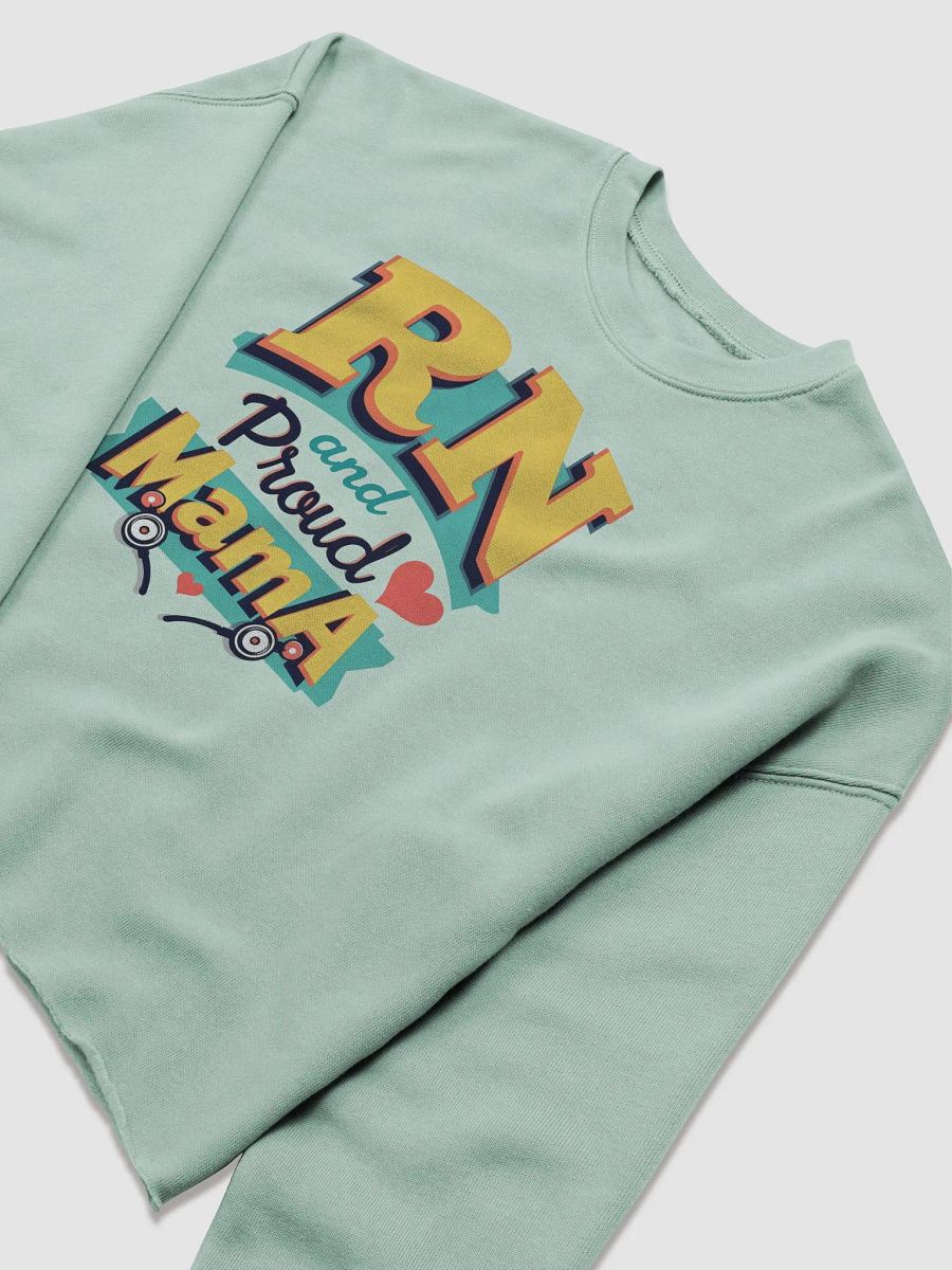 Proud Mama RN Fleece Crop Sweatshirt product image (9)