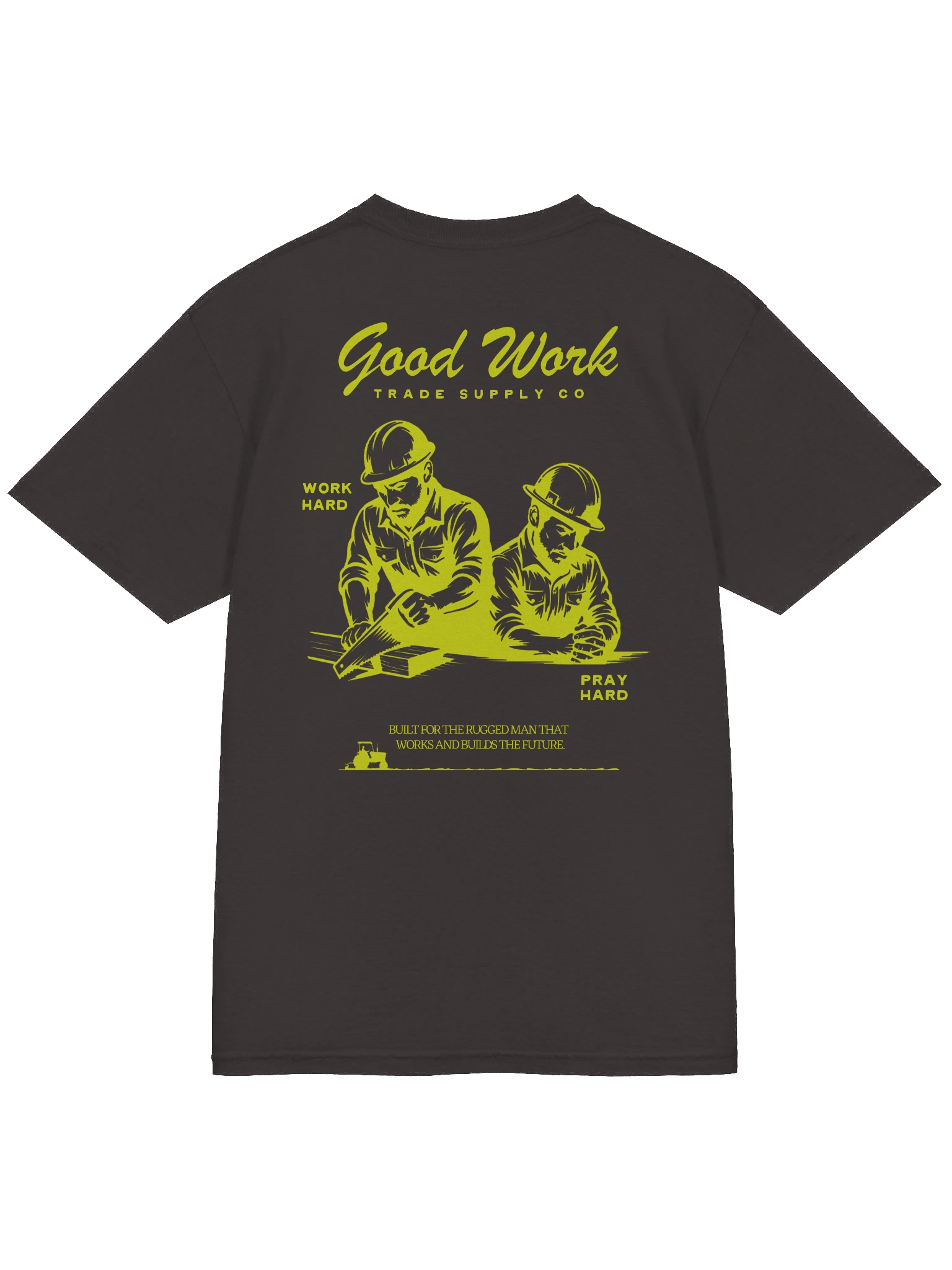 Work Hard Pray Hard (Yellow Text) product image (5)