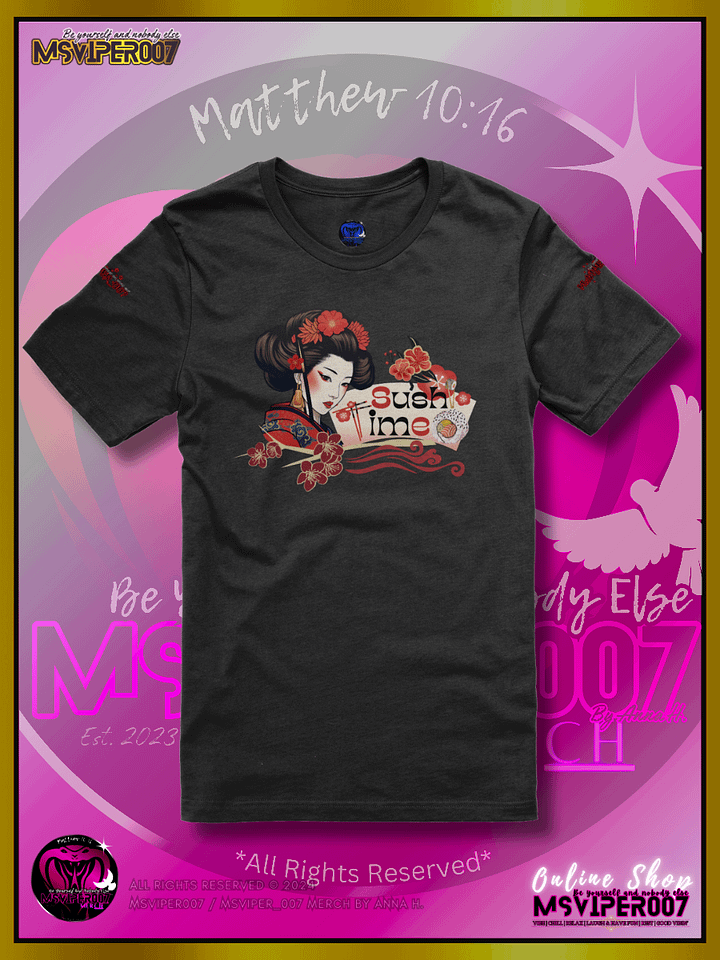 T-Shirt - MsViper007's "Sushi Time" Cozy Womens T-Shirt By Anna H. product image (1)