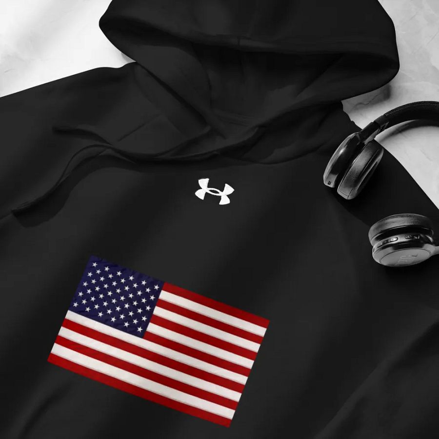 US Flag Unisex Under Armour Hoodie product image (5)
