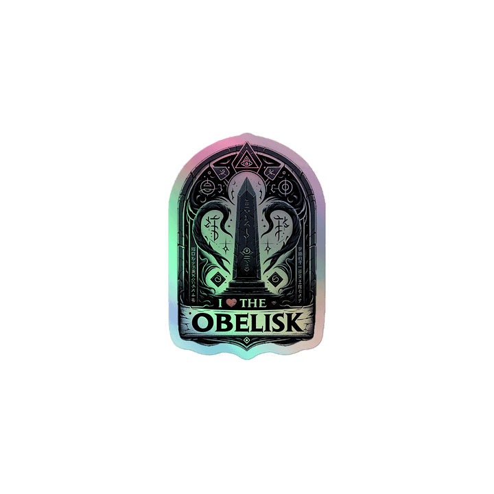 Holographic Obelisk Sticker product image (1)