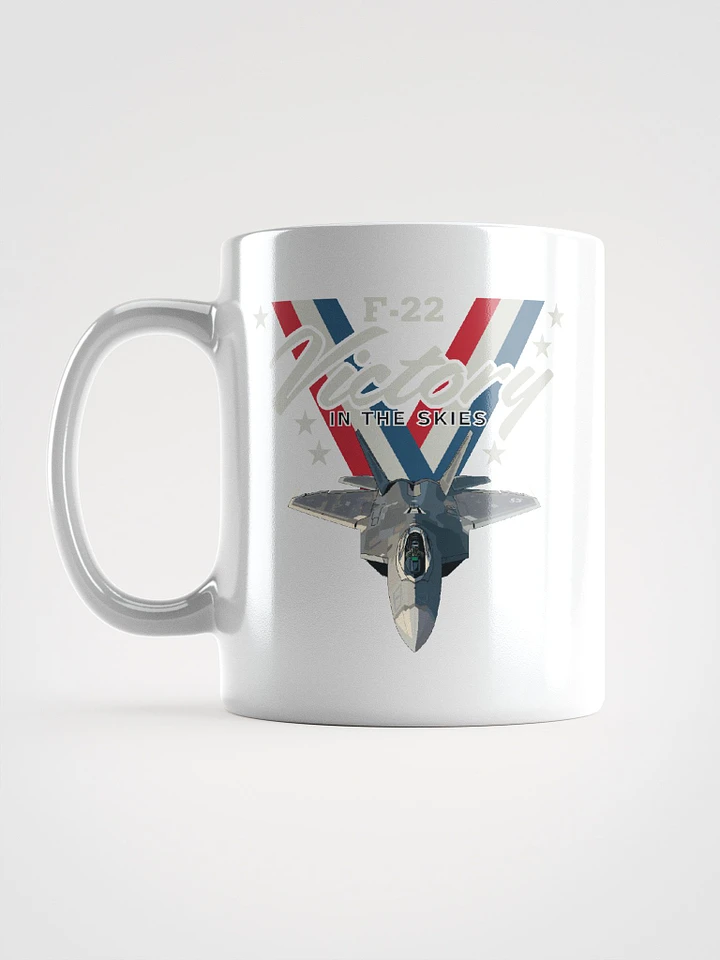 Victory in the Skies F-22 Raptor Coffee Mug product image (1)