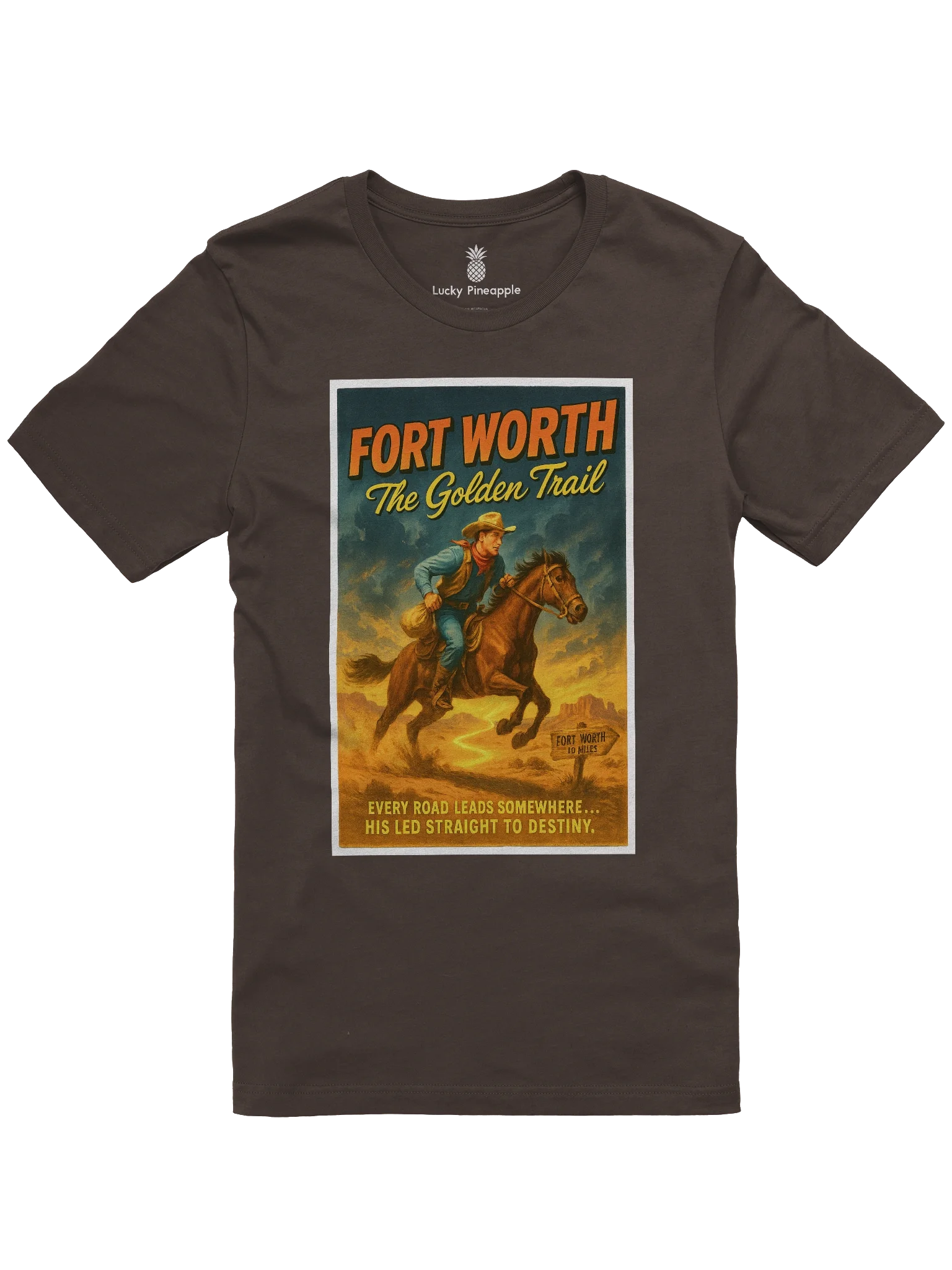 Fort Worth, Texas Vintage Cowboy Concert Tee Fit Unisex T-Shirt product image (13)
