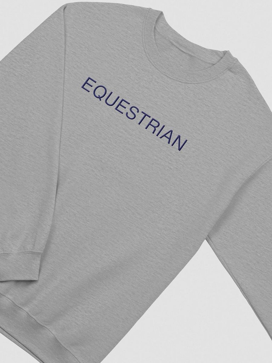 Equestrian Horseshoe Embroidered Sweatshirt product image (4)