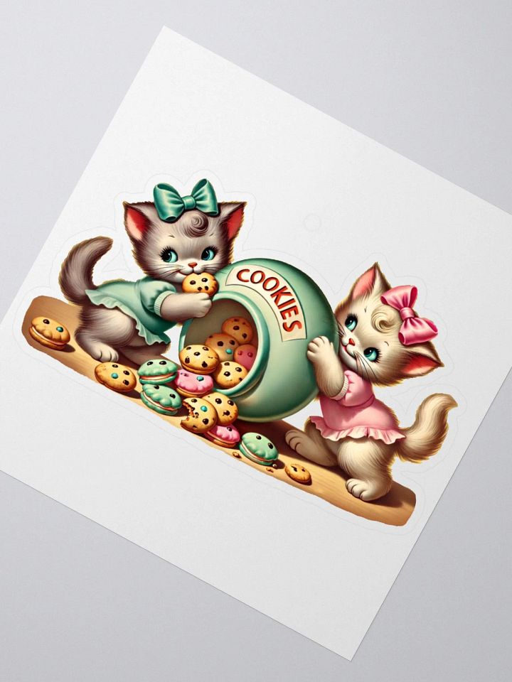 Kittens & Cookies Vinyl Stickers product image (4)
