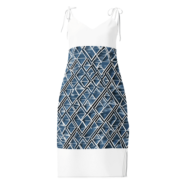 Reebox Geometric Elegance All-Over Slip Dress product image (2)