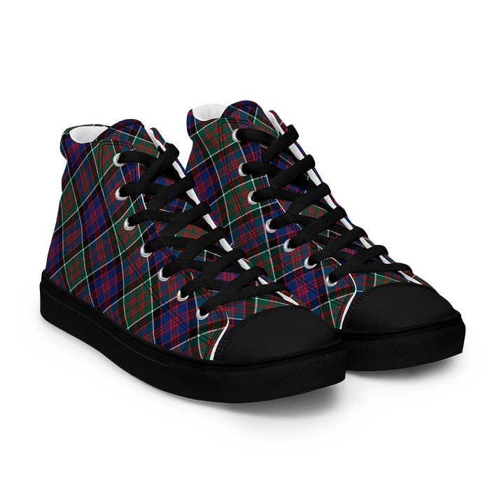 MacDonald Clanranald Tartan Men's High Top Shoes product image (1)