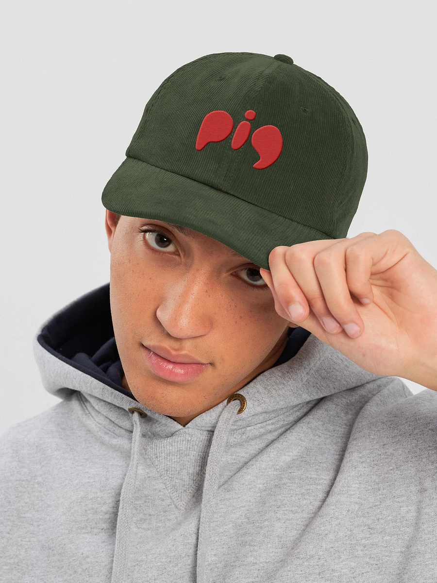 Red Pig · corduroy dad hat product image (6)