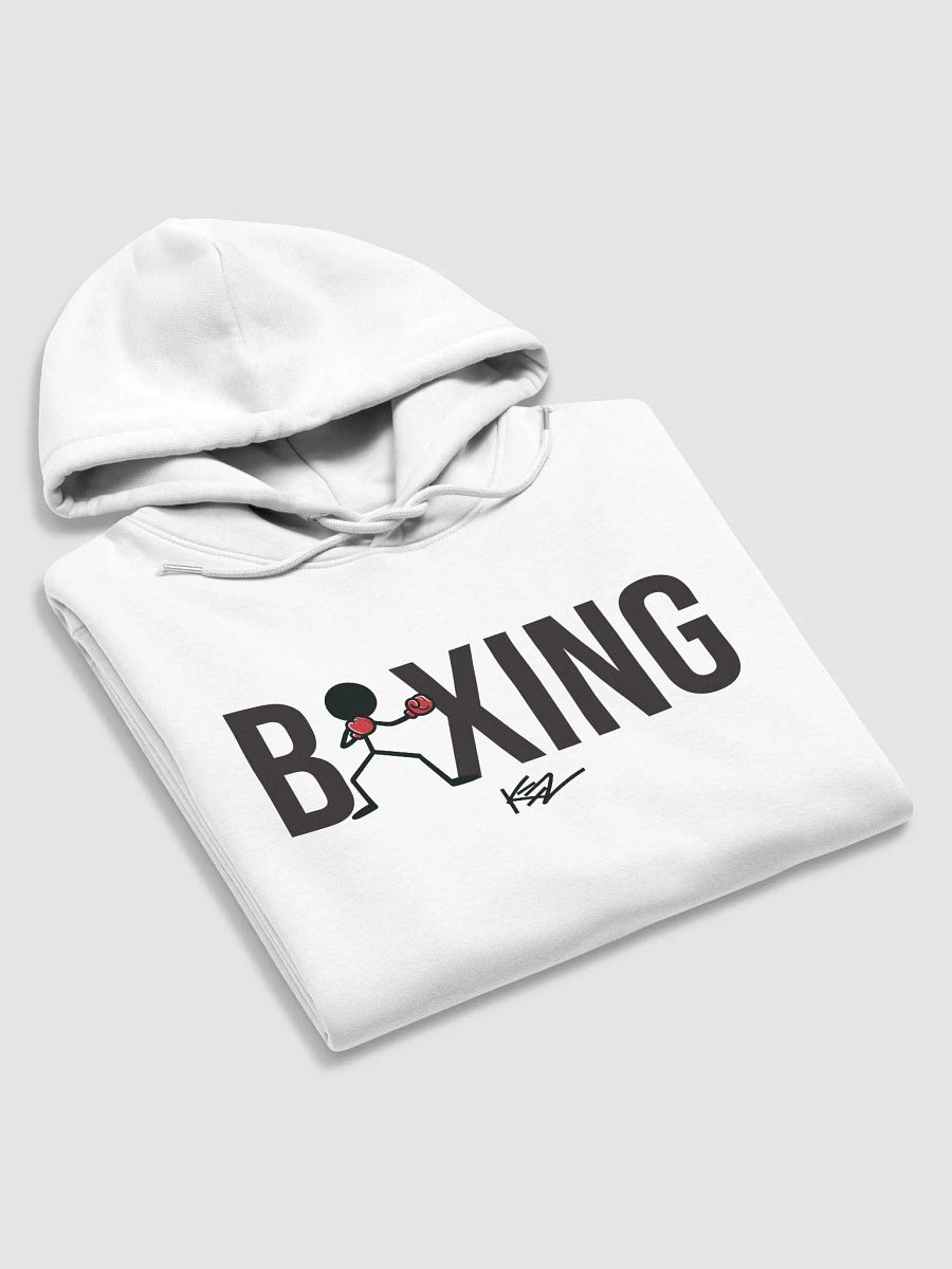 BOXING STICKMAN HOODIE - WHITE product image (6)