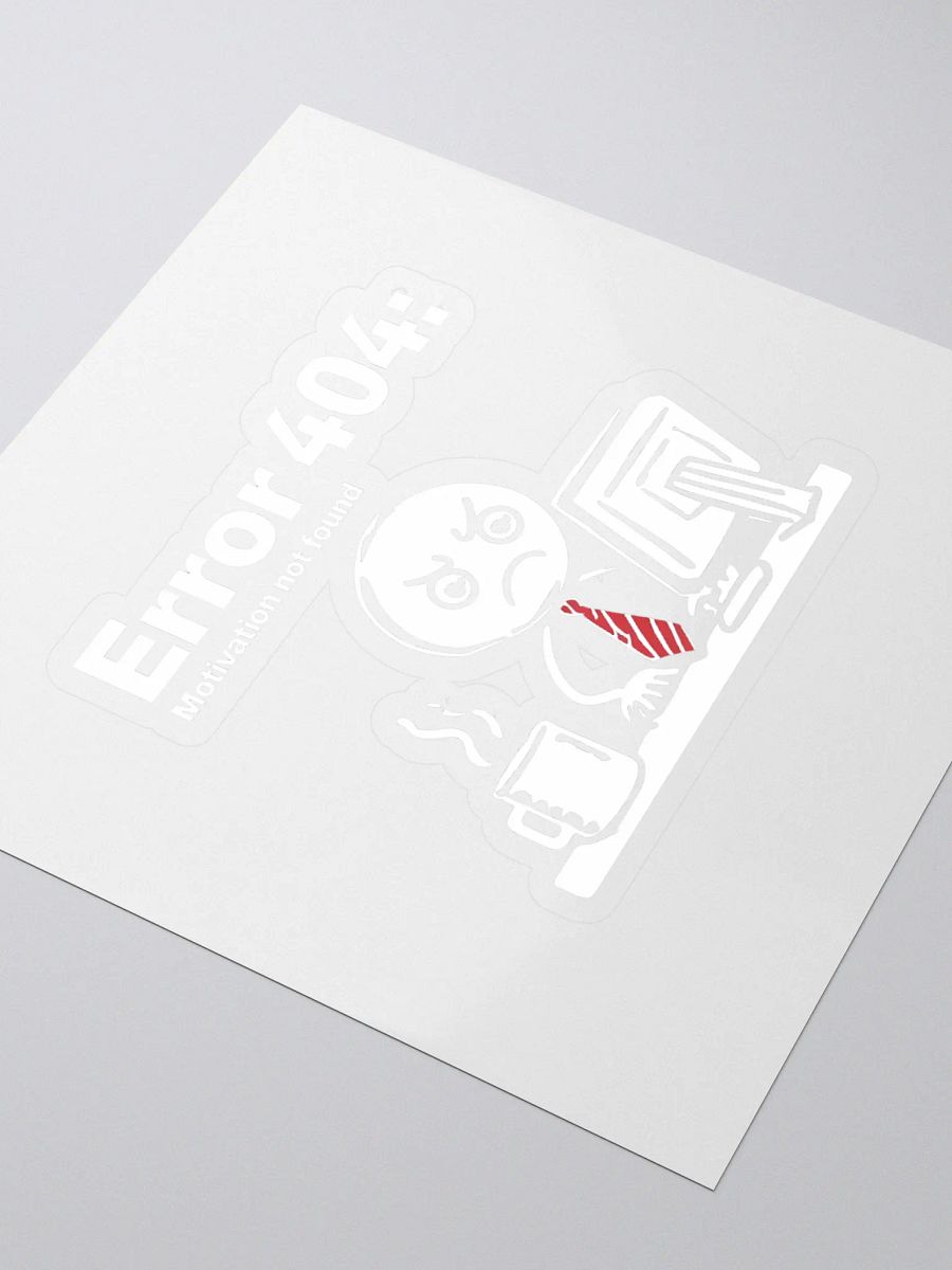 Error 404 Motivation Not Found Stickers product image (3)