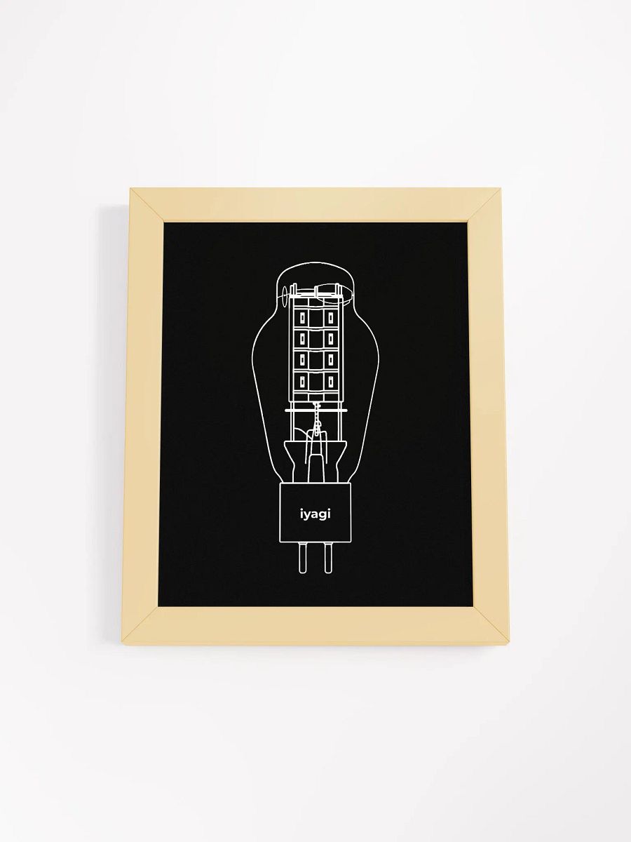 Premium Framed iyagi 300B Tube Poster (black) product image (4)