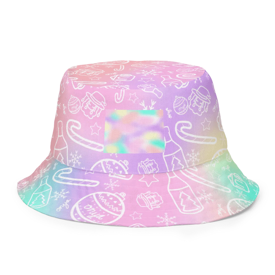 Limited Edition Christmas Tie Die Reversible Bucket Hat product image (2)