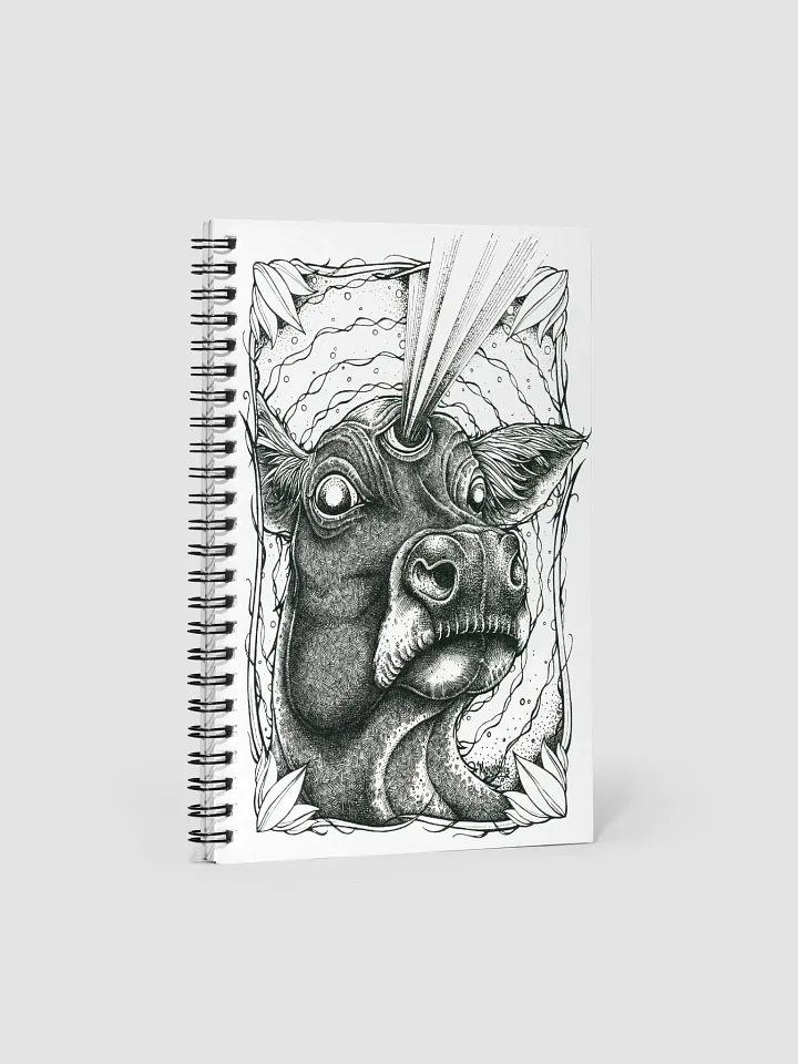 Cow Spiral Notebook product image (1)
