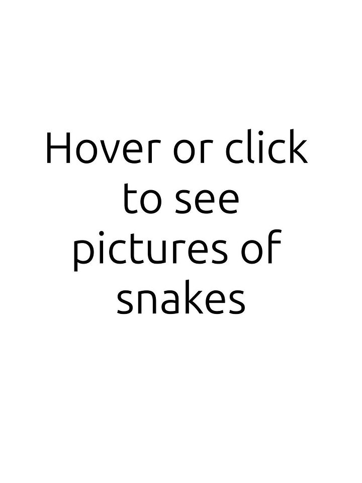 Snakes (individual): Postcard Prints product image (1)