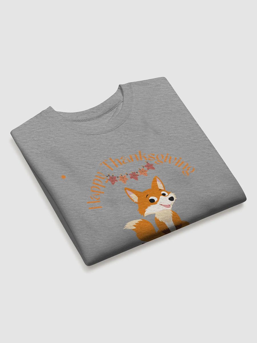Happy Thanksgiving Smiling Fox Sweatshirt product image (16)