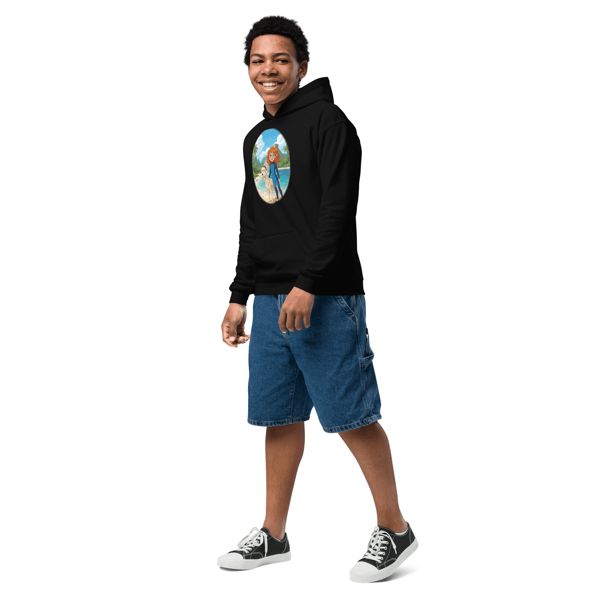 Youth Holiday Adventure Hoodie: Molly & Grainne from Jingle in the Jungle! product image (9)