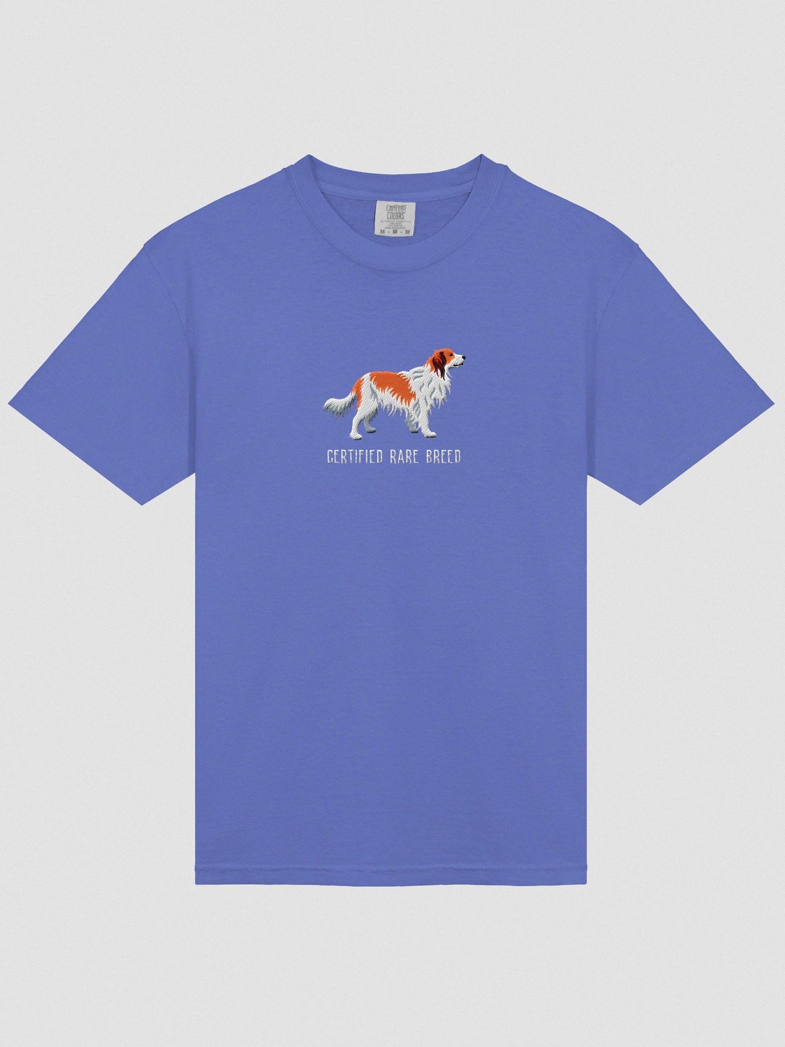 Certified Rare Breed T-Shirt(Embroidered) of a Kooikerhondje product image (6)