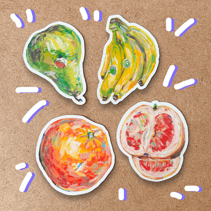Stickers set Fruits product image (1)