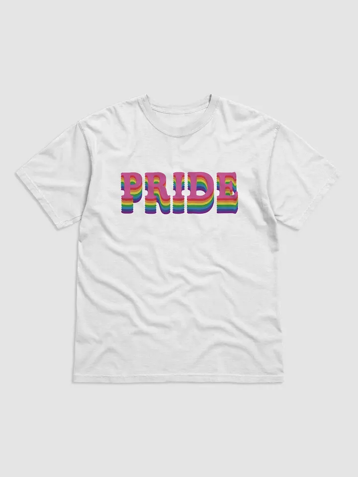 PRIDE Stacked (8-Color Rainbow) - T-Shirt product image (1)