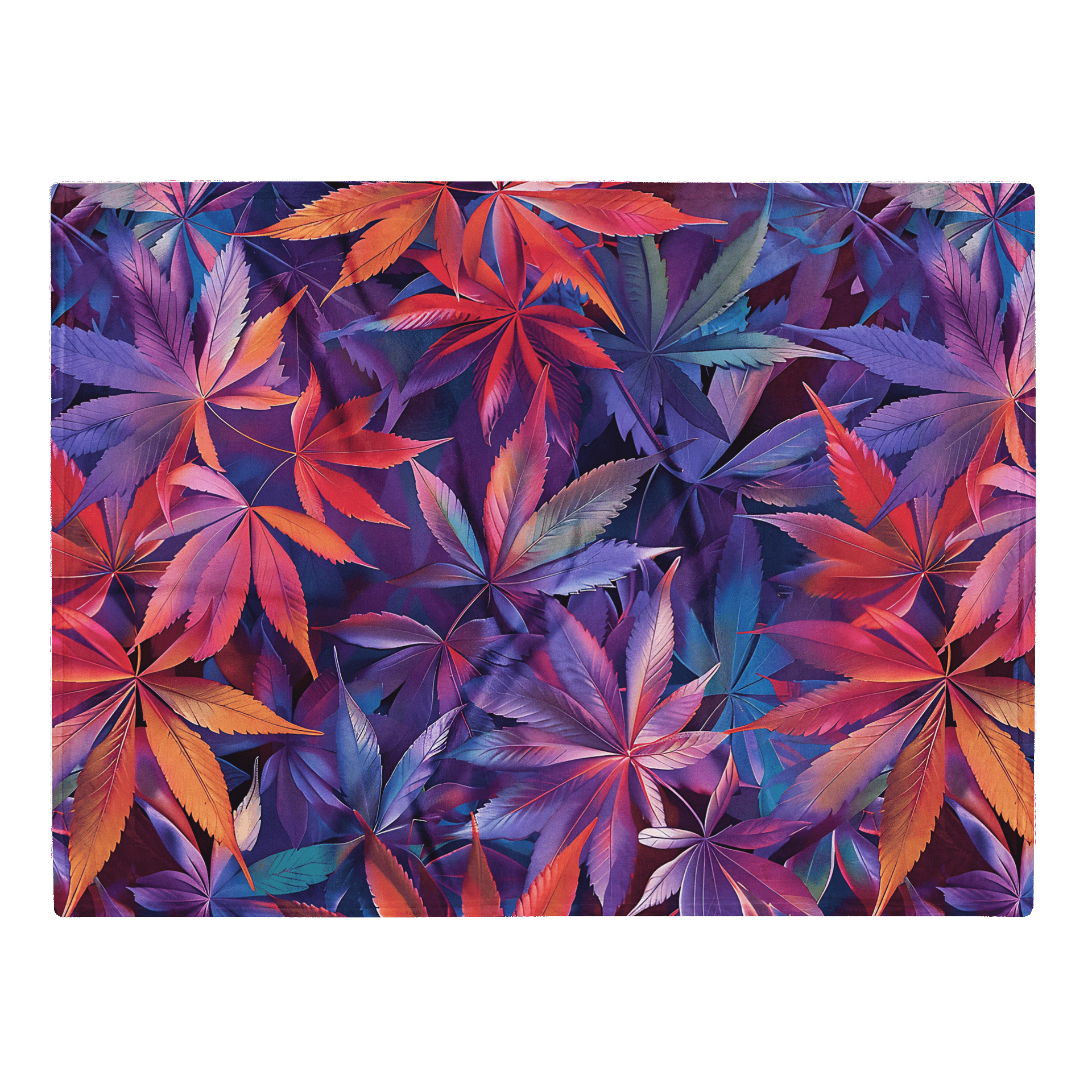 Cannabis – AstroPop – Design | Silky Soft Throw Blanket in 3 Sizes product image (3)