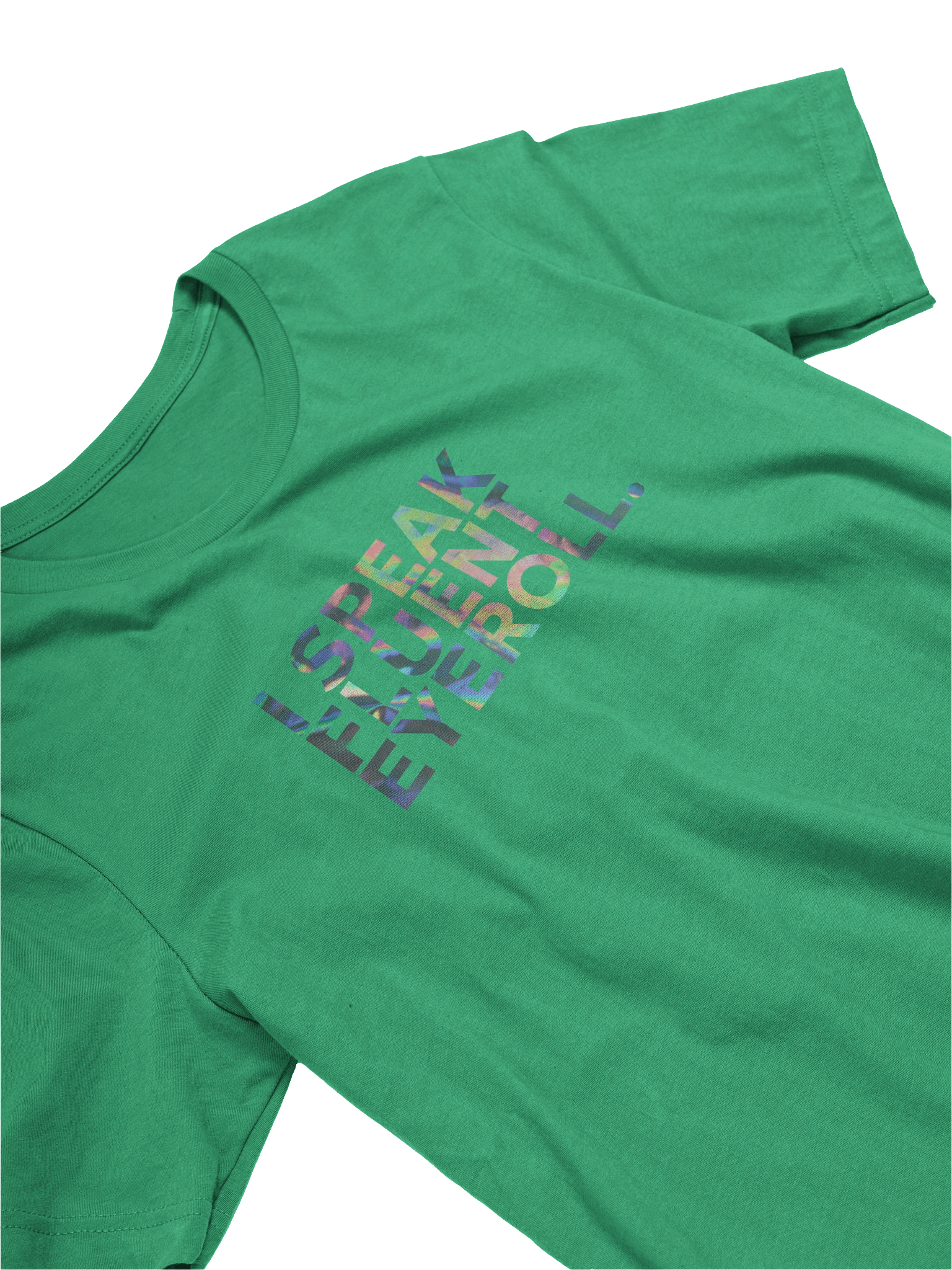 Holographic Eyeroll Statement Tee product image (28)