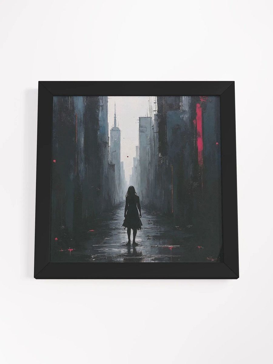 Lone Descent Framed Print product image (44)