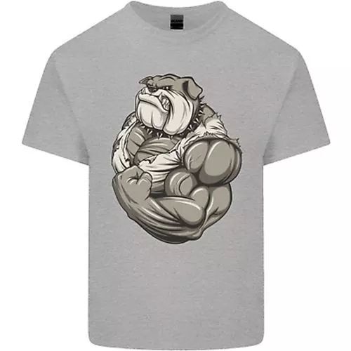 Bulldog Gym Training Top Bodybuilding Mens T-Shirt 100% Cotton product image (2)