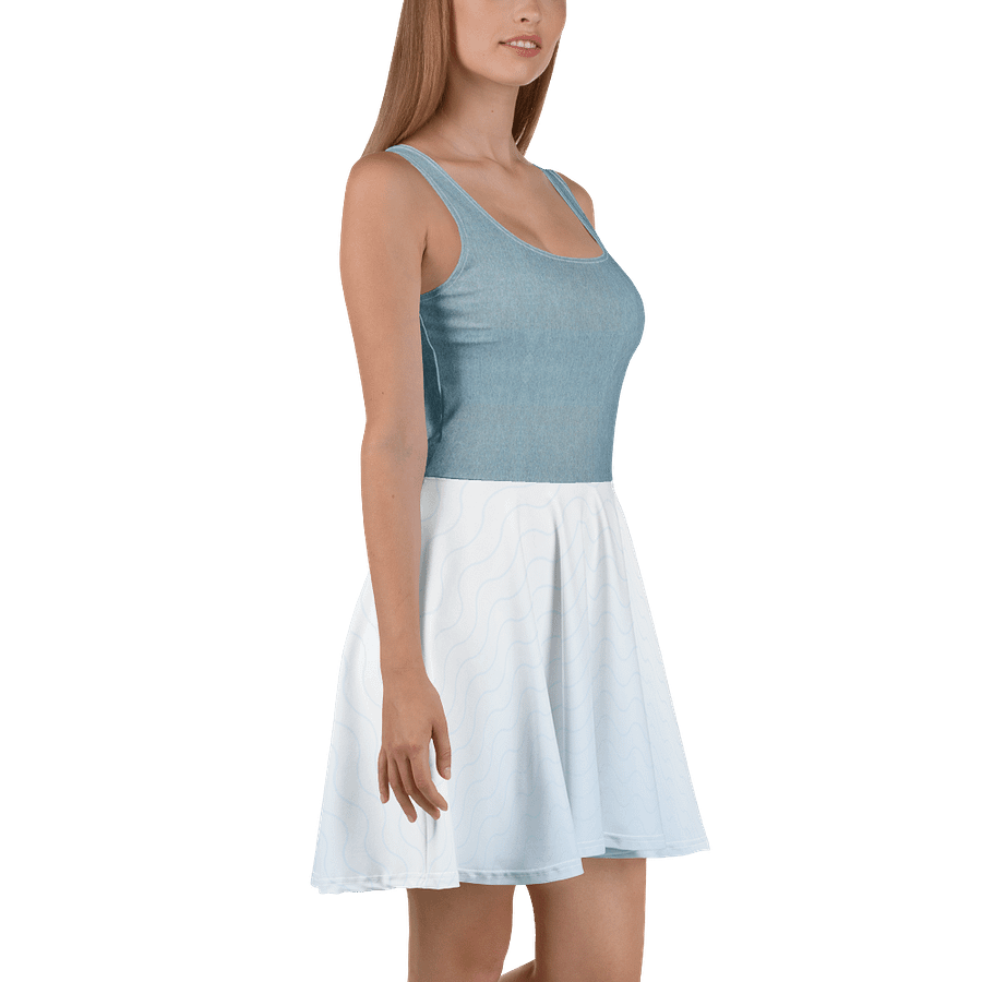 Denim Horizons Fade Skater Dress product image (3)