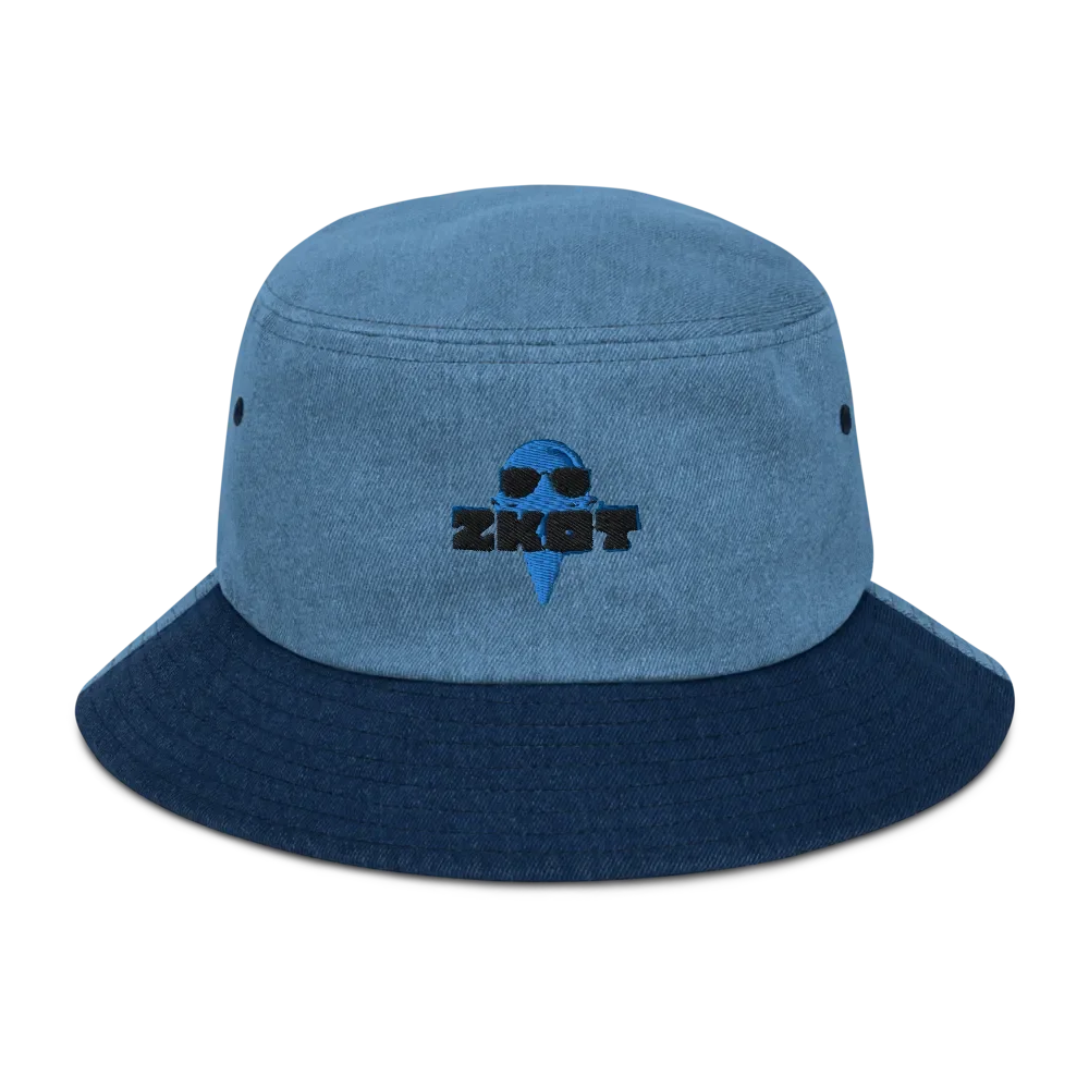 ZKOT Denim Bucket Hat - Show your Support with Style - Headwear - 100% Cotton product image (1)