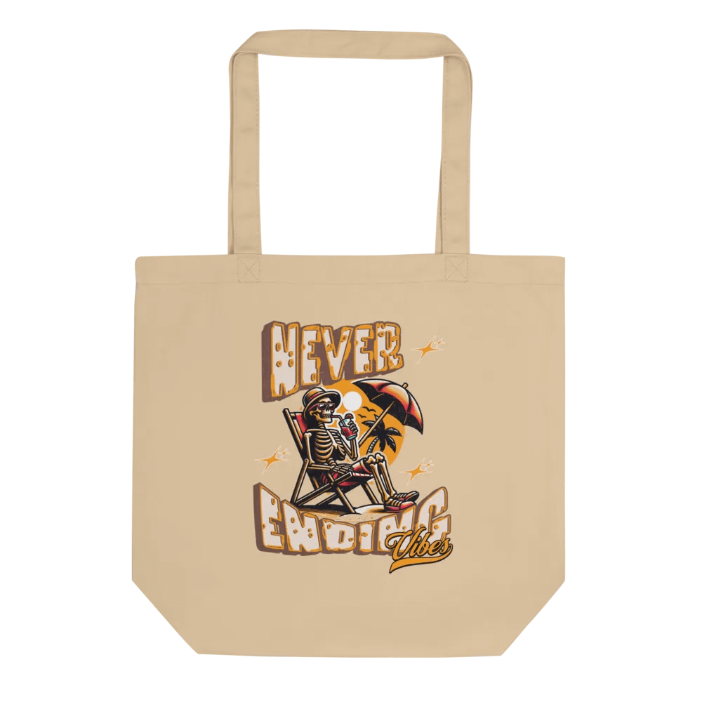 Never Ending Vibes Skeleton Tote Bag product image (1)