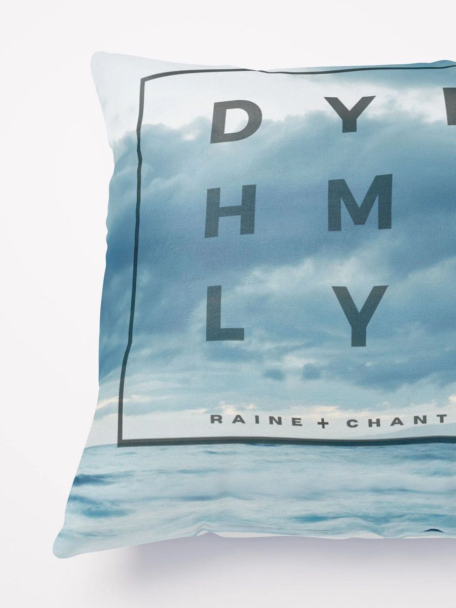 DYKHMILY Square Blue Throw Pillow product image (3)
