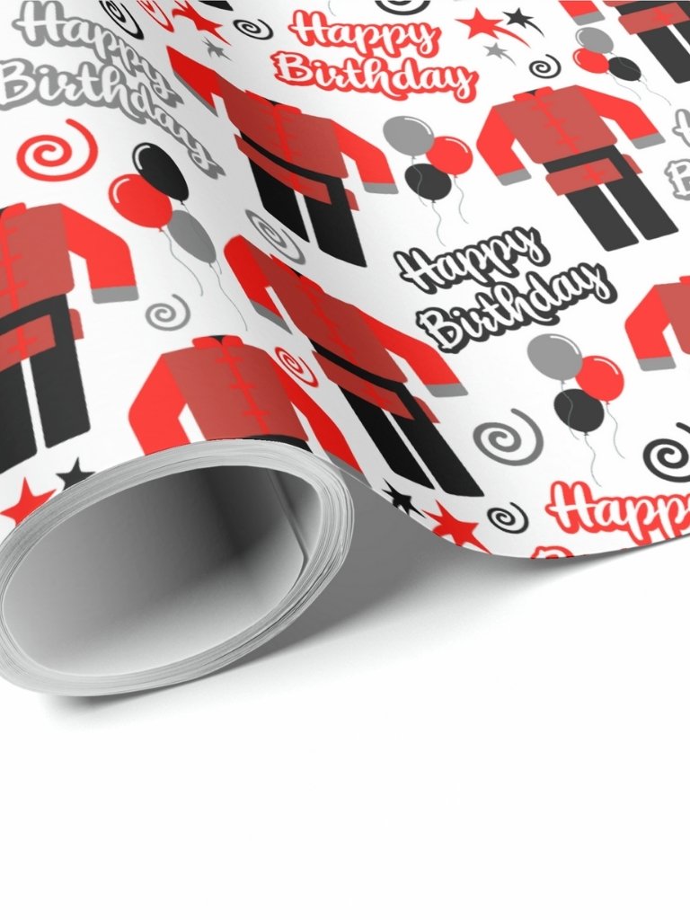 Kung Fu Birthday Wrapping Paper product image (1)