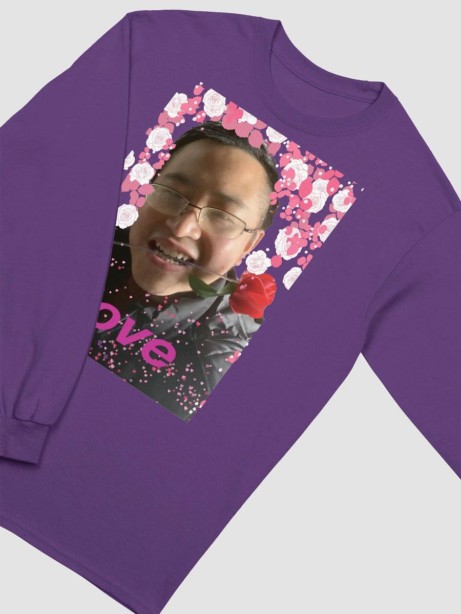 Gildan Ultra Cotton Long Sleeve T-Shirt: rose love product image (35)