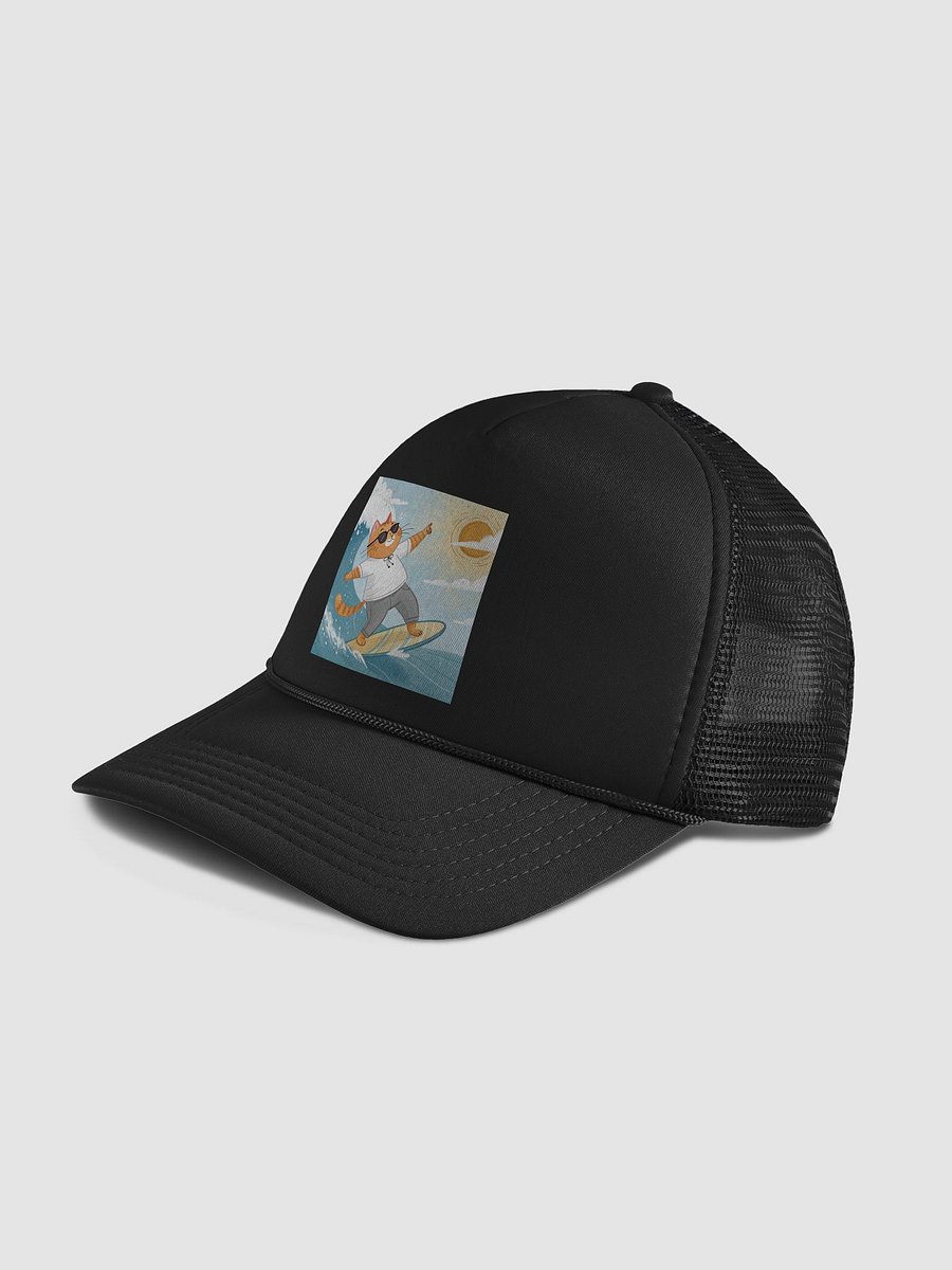 Surfing Cat Trucker Hat product image (7)