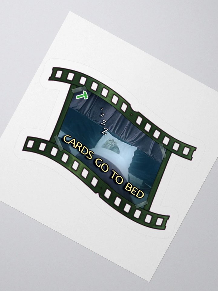StreamReel | Cards go to bed Sticker product image (2)