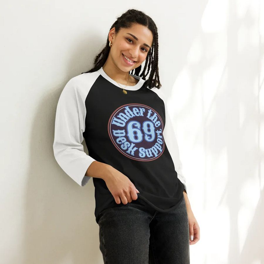 Desk Support Jersey Raglan Tee product image (20)