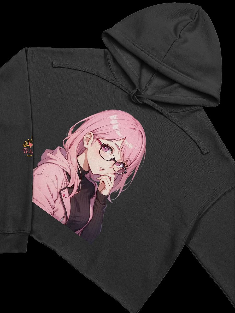 (PINK WAIFU) K Crop Hoodie product image (3)