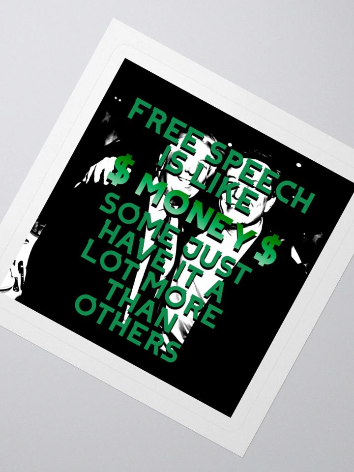 FREE SPEECH Sticker product image (4)