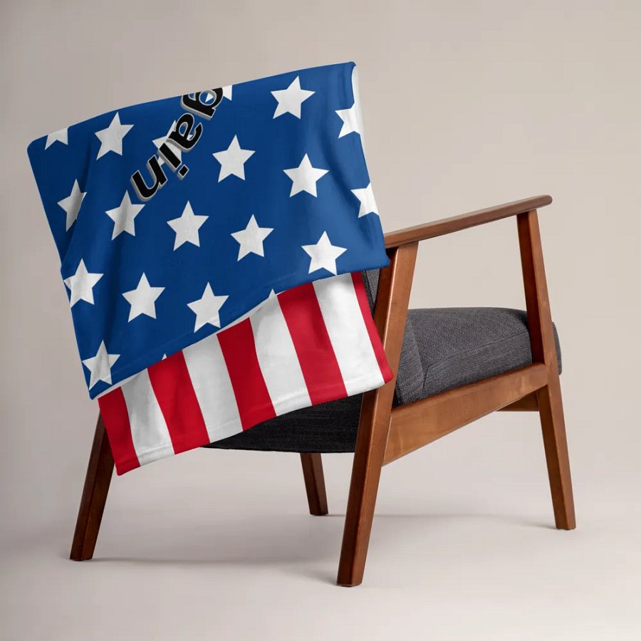 Whovie Moth for President Blanket product image (7)