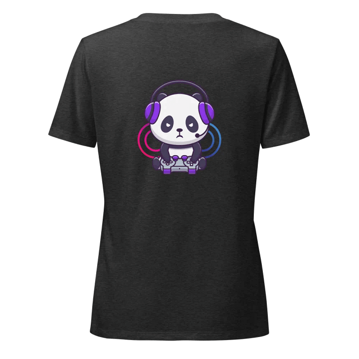 Roro Panda Bella+Canvas Women's Relaxed V-Neck T-Shirt product image (9)