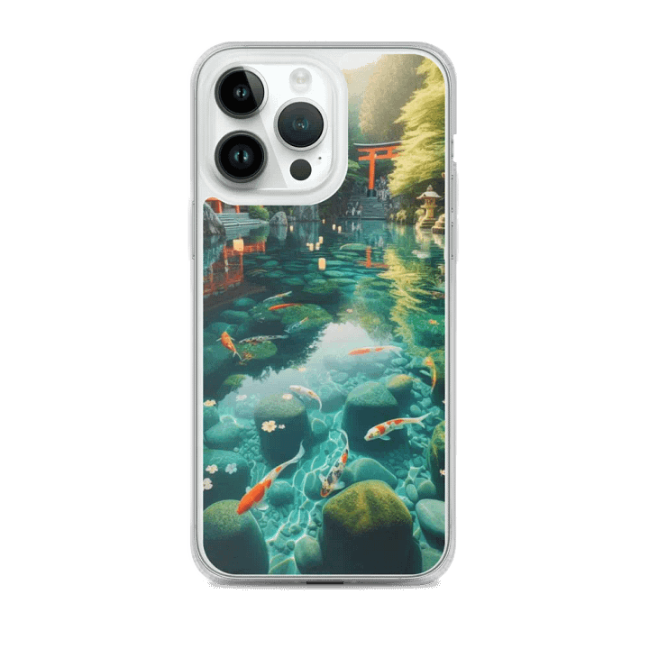 Koi Pond Serenity iPhone® Case | Ai Design product image (2)